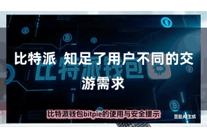 比特派  知足了用户不同的交游需求
