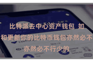 比特派去中心资产钱包  如期备份和更新你的比特币钱包亦然必不行少的