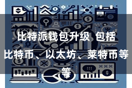 比特派钱包升级  包括比特币、以太坊、莱特币等